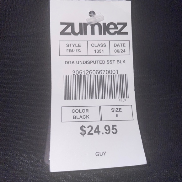 DGK  SHIRT UNDISPUTED MIKE TYSON SIZE SMALL  used - Picture 3 of 3